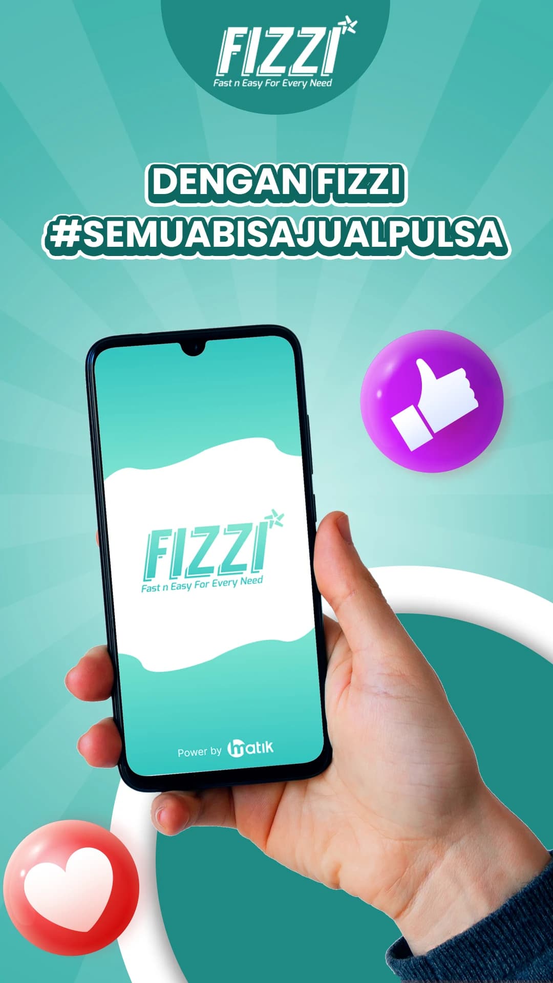 Tampilan Utama Aplikasi Fizzi POS
