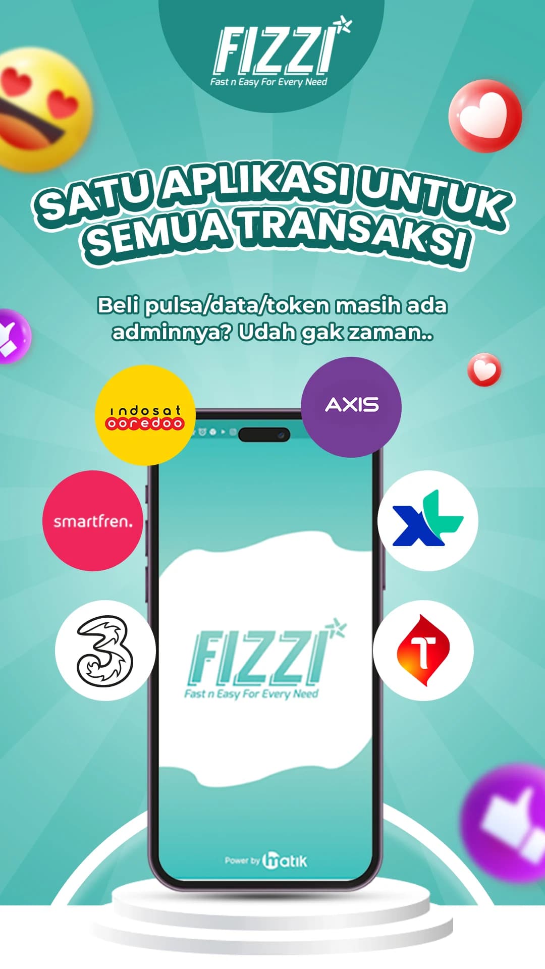 Tampilan Kasir Fizzi POS